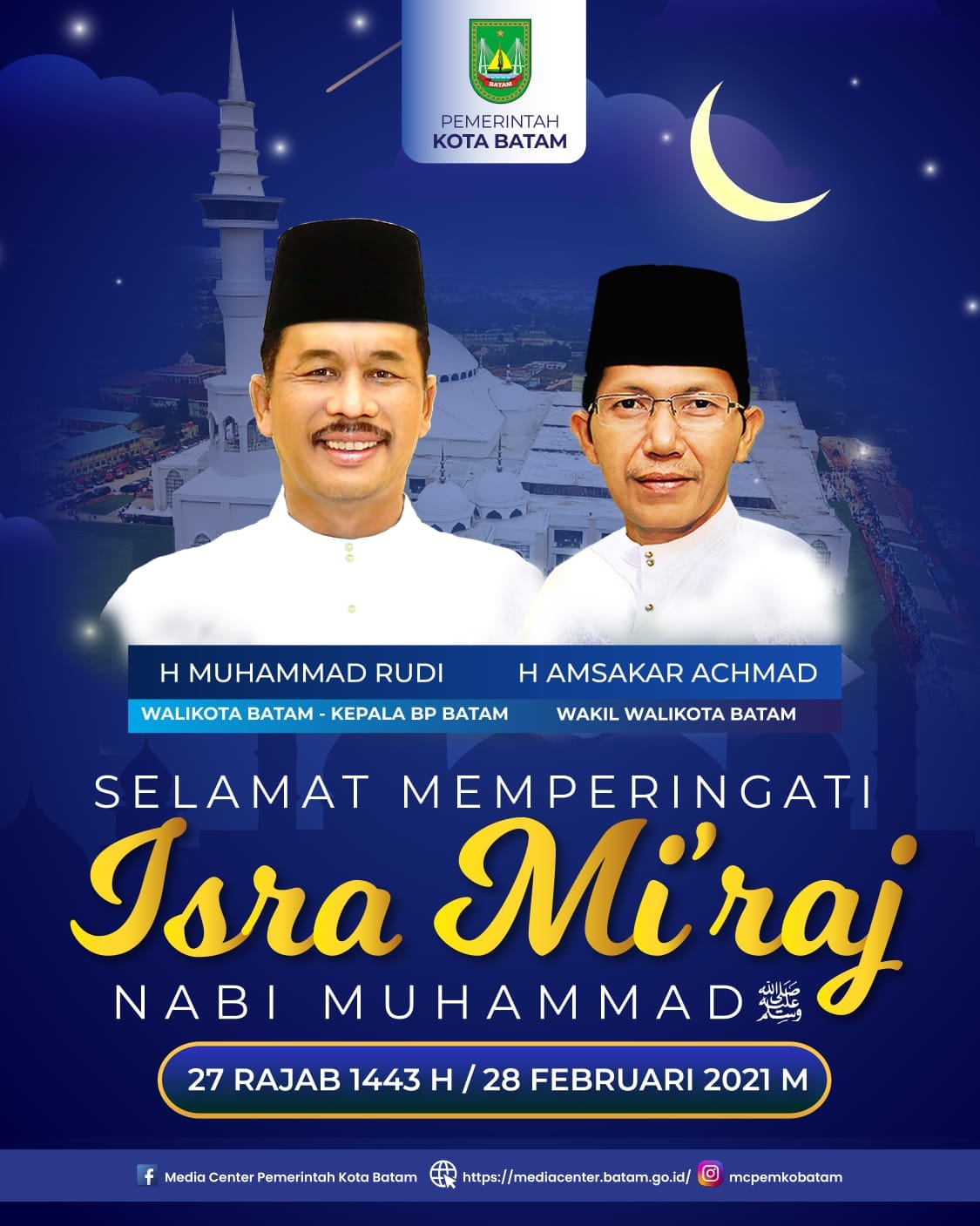 Rudi : Isra Miraj Momentum Untuk Terus Teladani Akhlak Nabi Muhammad ...