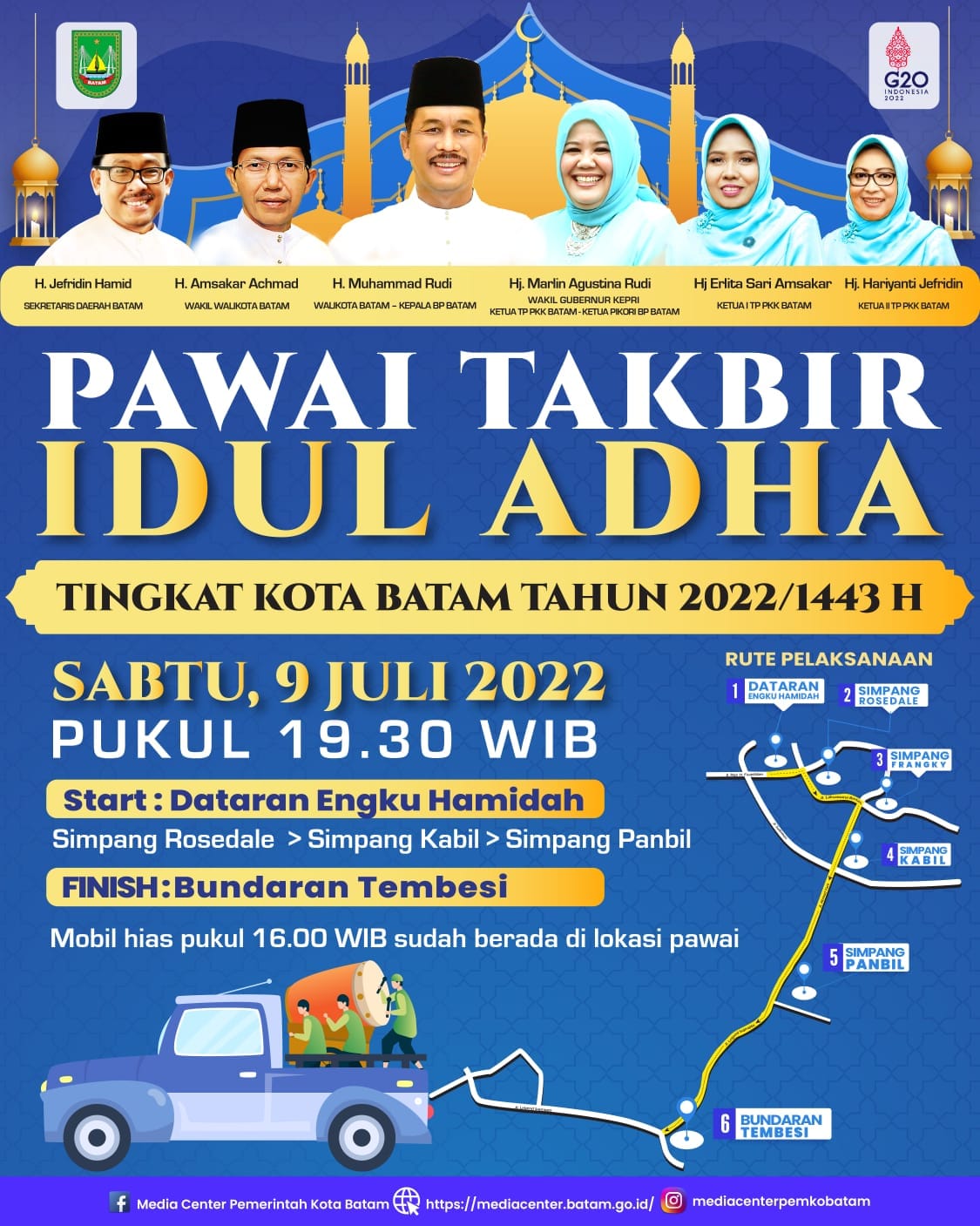 pawai-takbir-idul-adha-1443-hijriah-dimeriahkan-lomba-mobil-hias